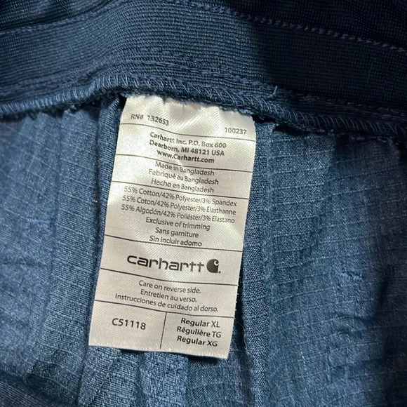 Carhartt Rugged Flex Blue Work Pants for Women Size XL/Regular - Picture 13 of 16